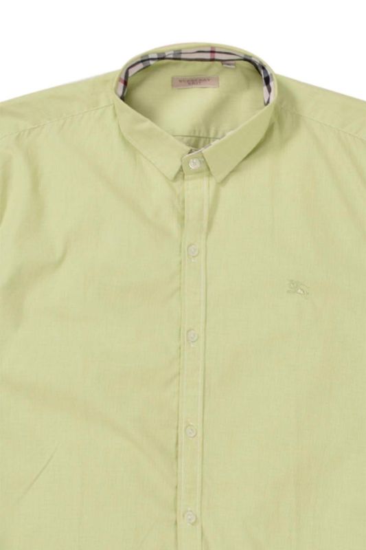 Burberry Brit Lime Cotton Full Sleeves Shirt