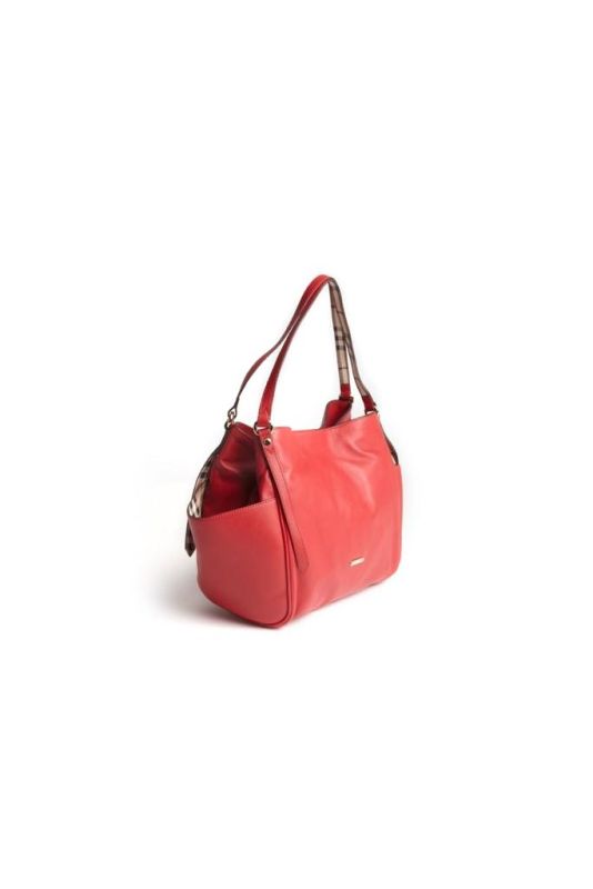 BURBERRY CANTERBURY LEATHER TOTE BAG