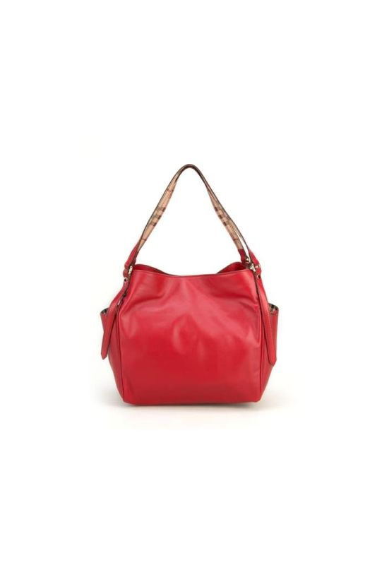 BURBERRY CANTERBURY LEATHER TOTE BAG