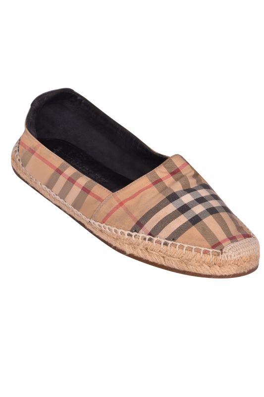 Burberry Canvas Nova Checks Espadrilles