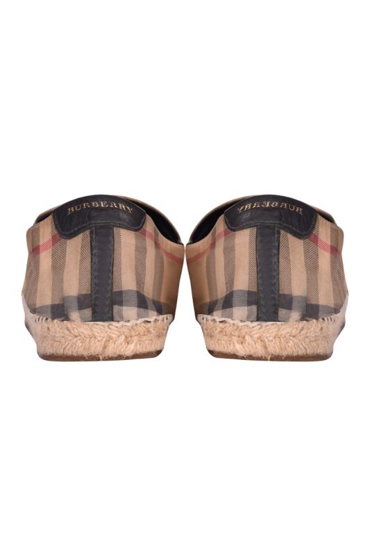 Burberry Canvas Nova Checks Espadrilles