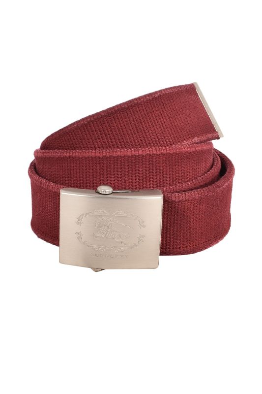 BURBERRY CANVAS RED BELT