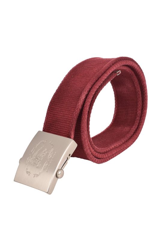 BURBERRY CANVAS RED BELT