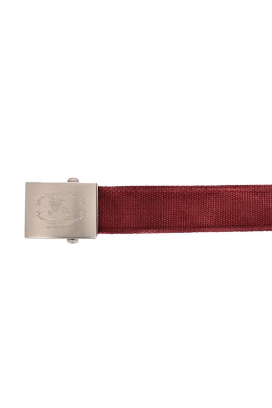 BURBERRY CANVAS RED BELT