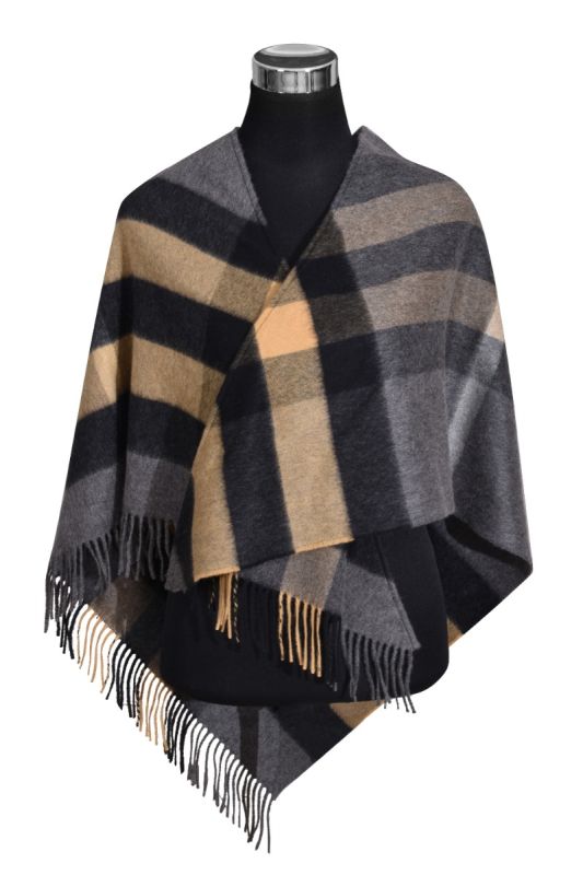 Burberry Checkered Cape