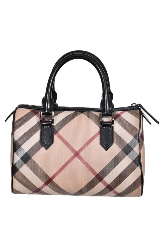 Burberry Small Orchard House Check Bowling Bag