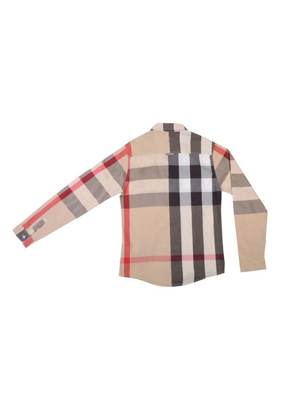 BURBERRY CLASSIC BEIGE CHECK SHIRT RT3-10