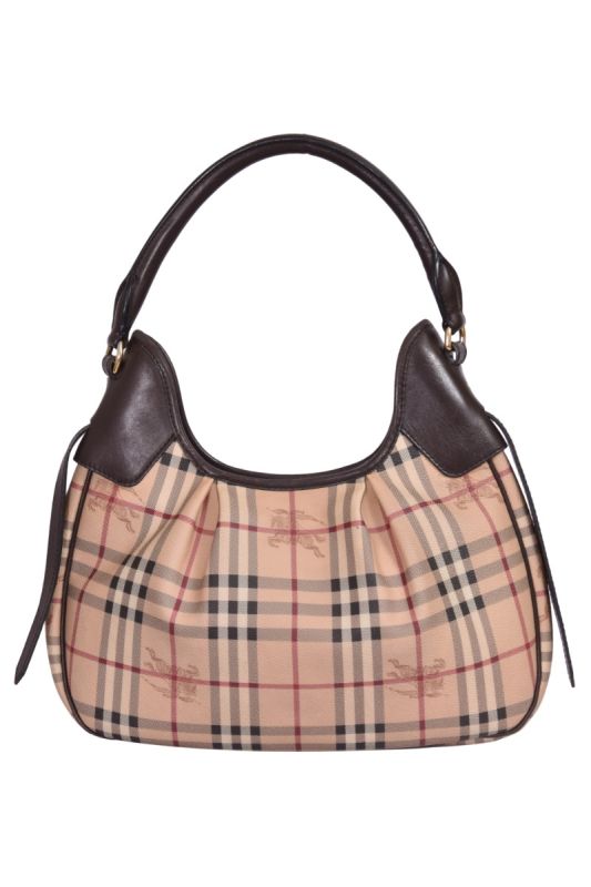 Burberry Classic Check Brookyln Hobo Bag