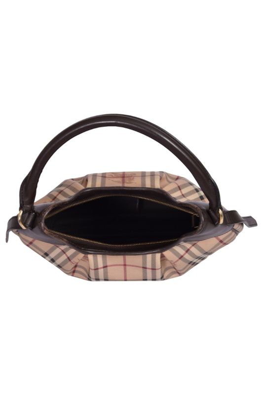 Burberry Classic Check Brookyln Hobo Bag