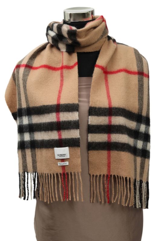 Burberry Classic Check Cashmere Scarf