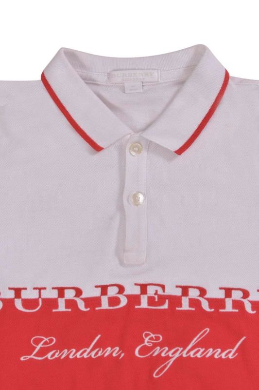 Burberry Dual Tone Polo T shirt