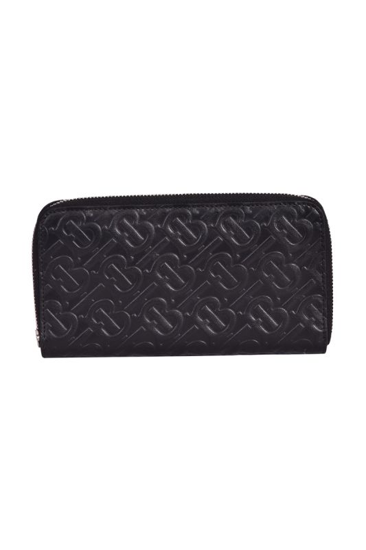 Burberry Embossed Monogram Leather Wallet