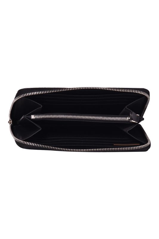 Burberry Embossed Monogram Leather Wallet