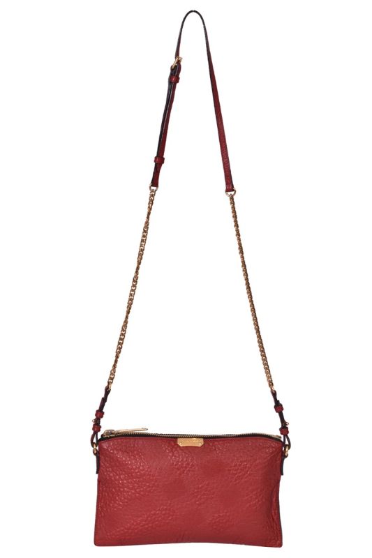 Burberry Falchi Leather Crossbody Sling Bag