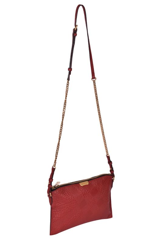 Burberry Falchi Leather Crossbody Sling Bag
