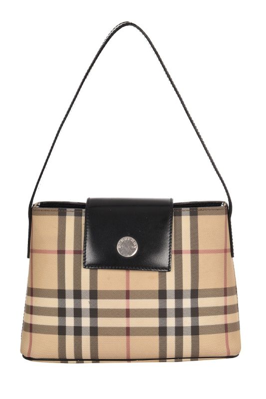 BURBERRY HAYMARKET BAGUETTE BAG