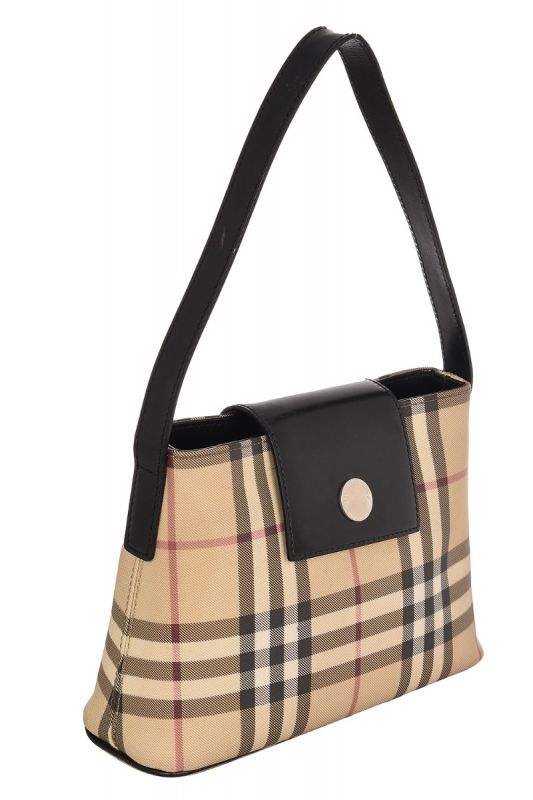 BURBERRY HAYMARKET BAGUETTE BAG
