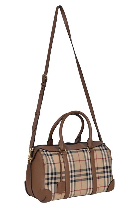 Burberry Haymarket Check Bowling Bag