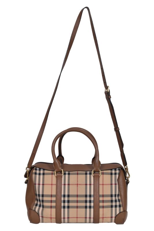 Burberry Haymarket Check Bowling Bag