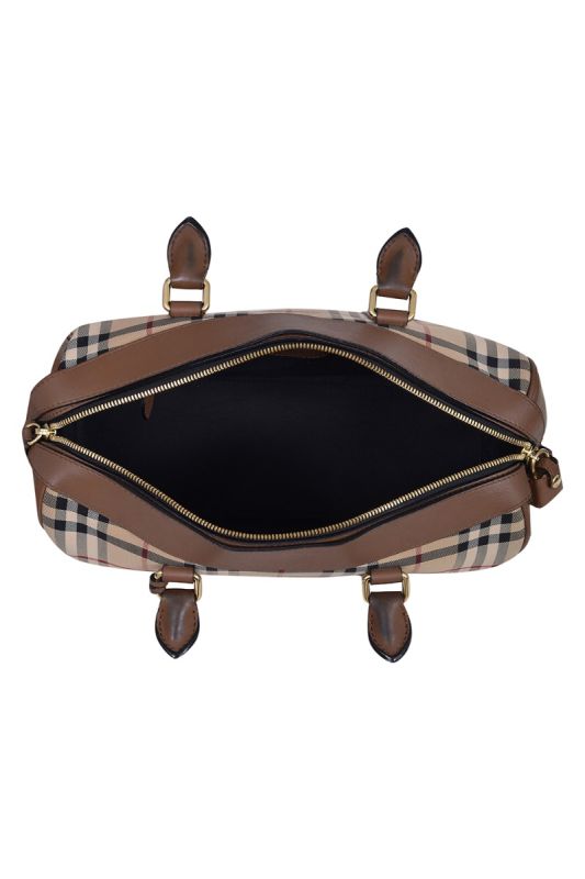 Burberry Haymarket Check Bowling Bag