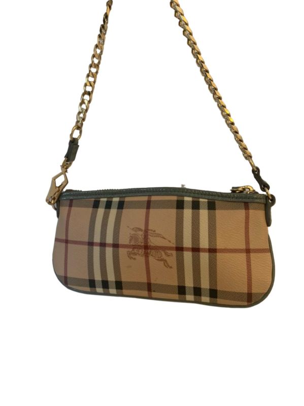 Burberry Haymarket Check Clara Pochette Bag