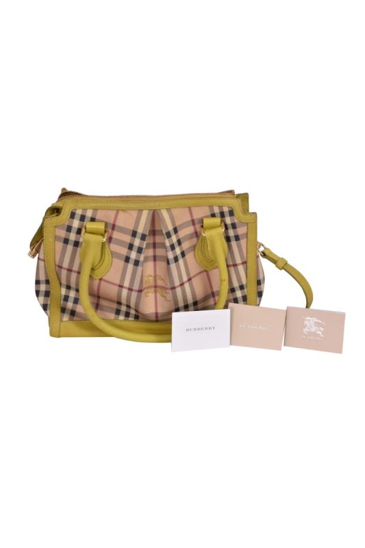 Burberry Haymarket Check Shoulder Handbag