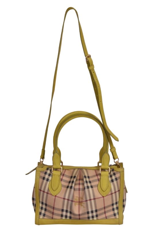 Burberry Haymarket Check Shoulder Handbag
