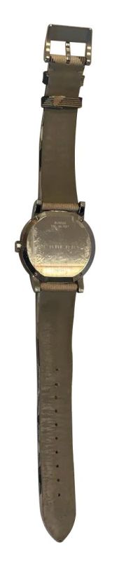 BURBERRY HAYMARKET CHECK STAINLESS STEEL WATCH