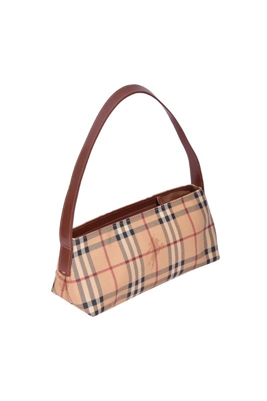 BURBERRY HAYMARKET CHECKS POCHETTE BAG