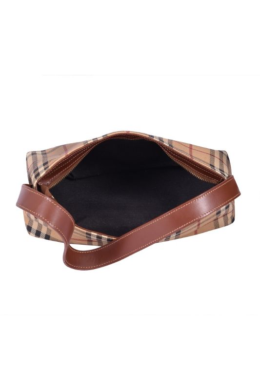 BURBERRY HAYMARKET CHECKS POCHETTE BAG