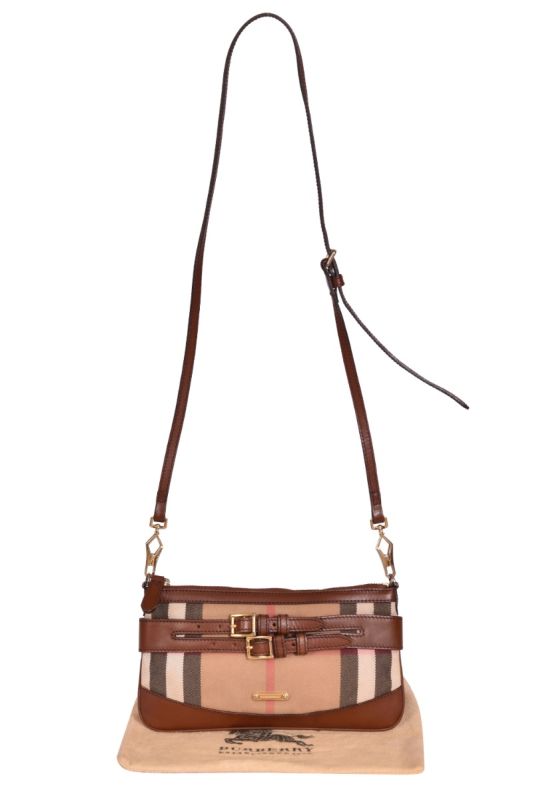 Burberry Haymarket Small Crossbody Bag