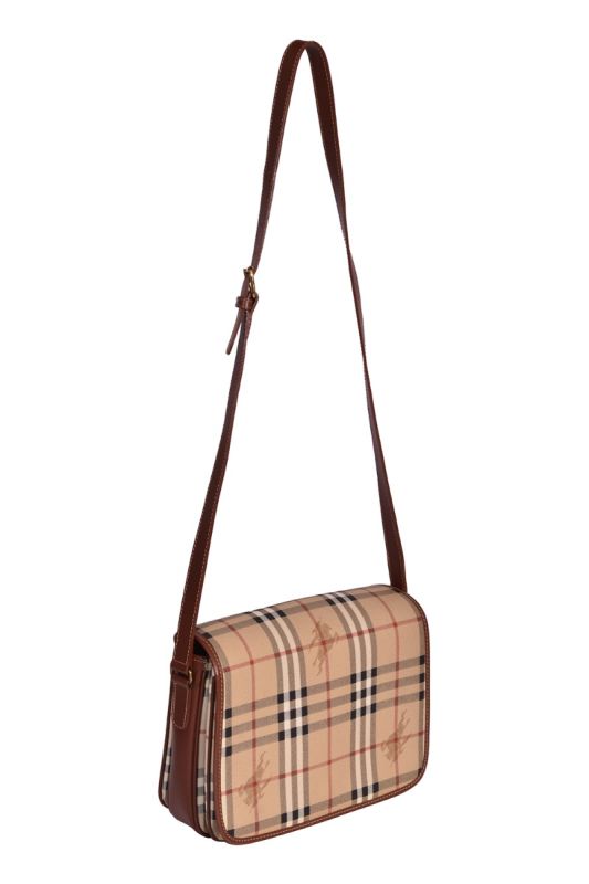 Burberry HaymarketCrossbody Bag