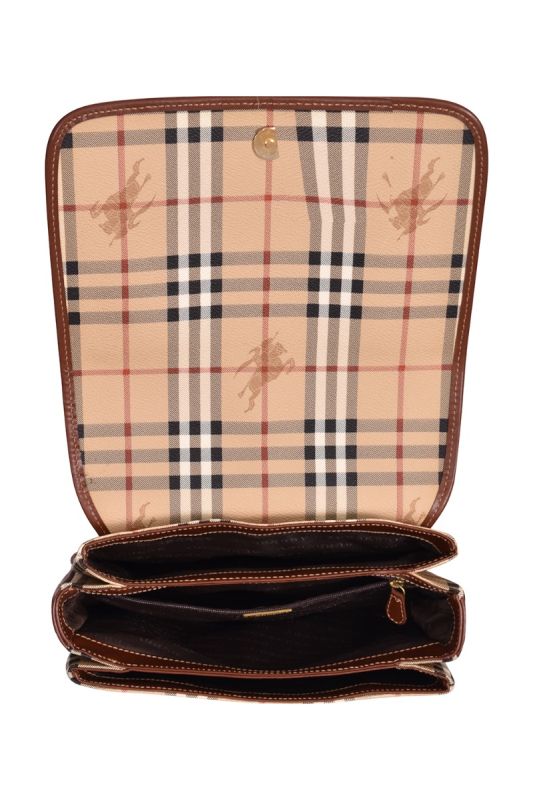 Burberry HaymarketCrossbody Bag