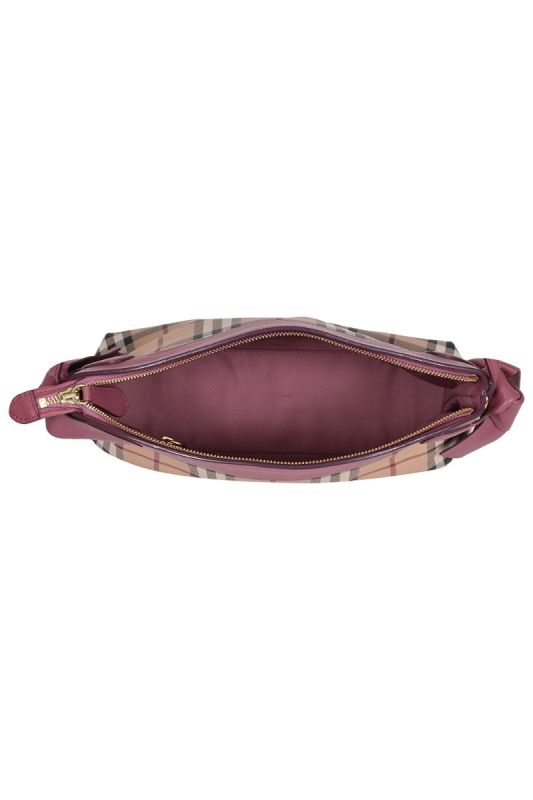 Burberry Horseferry Check LeatherHandbag