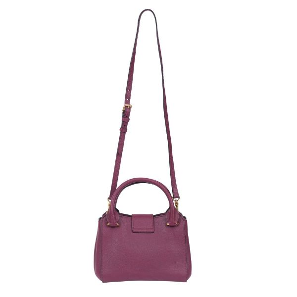 BURBERRY LEATHER BUCKLE BAG