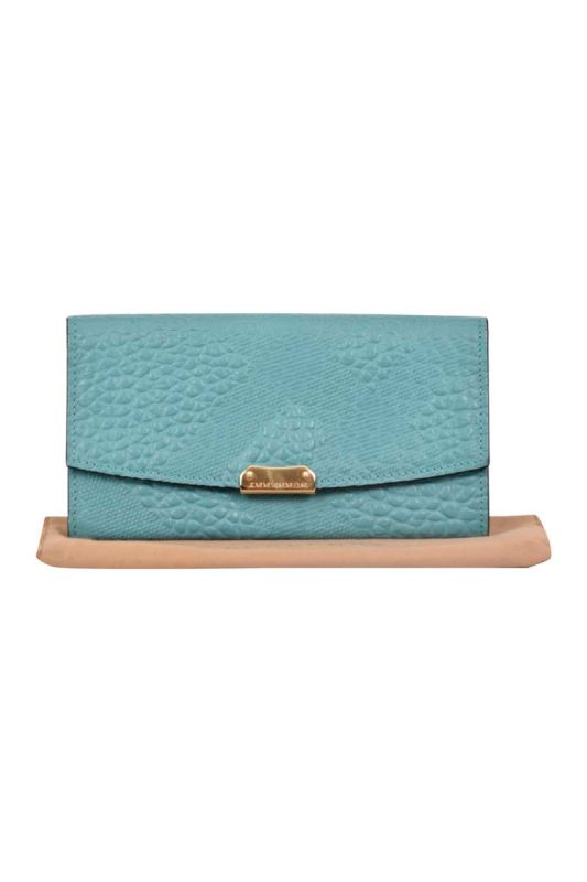 Burberry Leather Continental Wallet