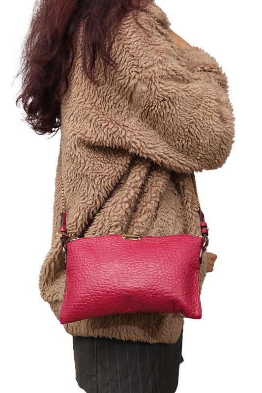 BURBERRY LEATHER MADISON CROSSBODY BAG