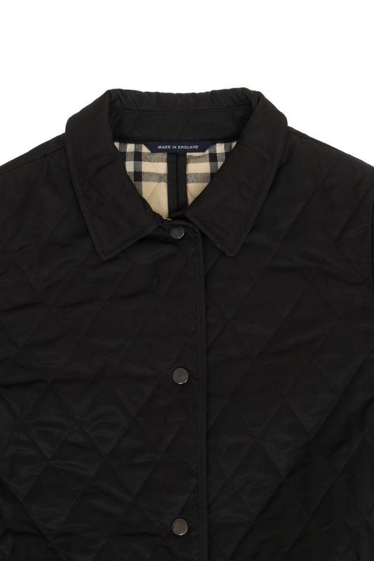 BURBERRY LONDON BLACK QUILTED JACKET