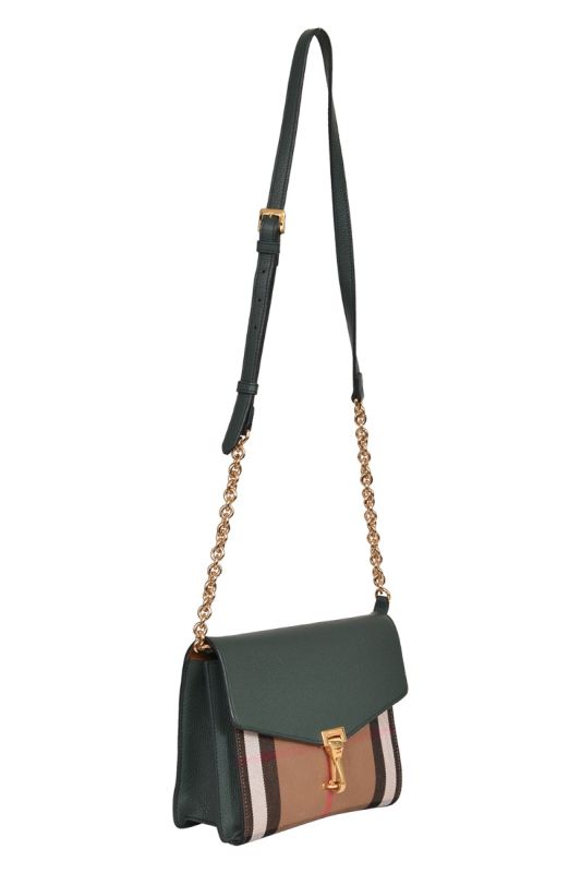 Burberry Macken Horse Check Crossbody Bag