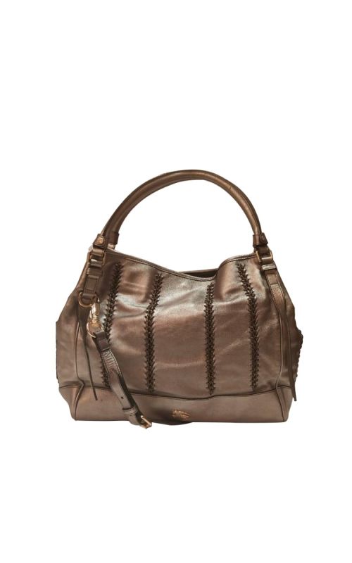 Burberry Metallic Golden Tote Bag