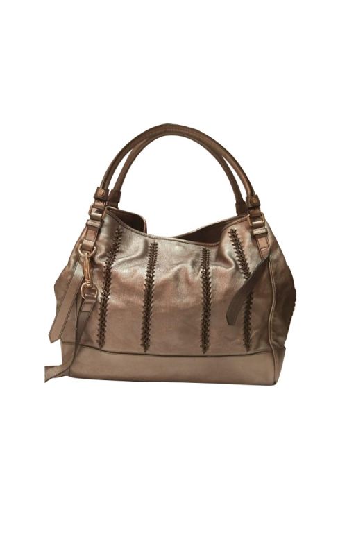 Burberry Metallic Golden Tote Bag