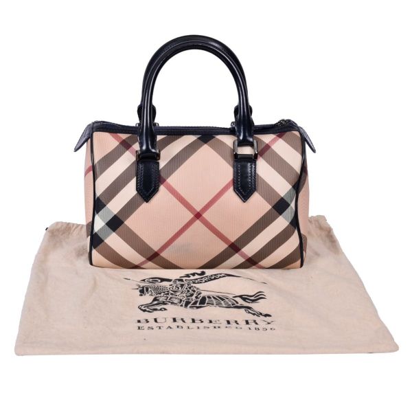 BURBERRY NOVA CHECK BOWLING BAG