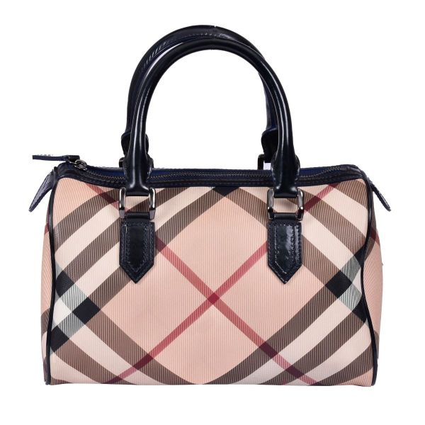 BURBERRY NOVA CHECK BOWLING BAG
