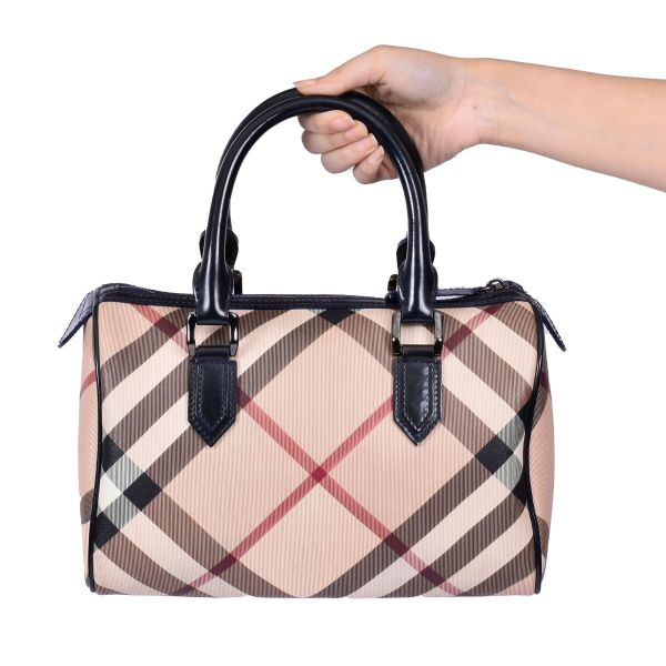 BURBERRY NOVA CHECK BOWLING BAG