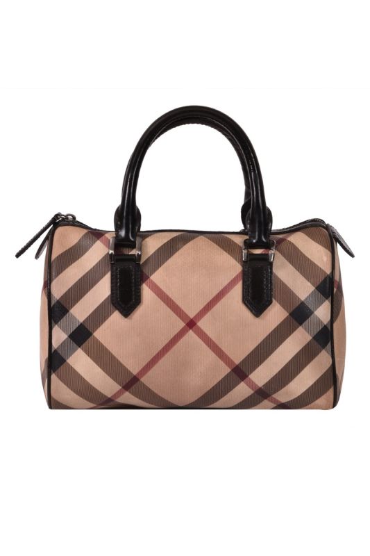 Burberry Nova Check Bowling Bag RT96-10