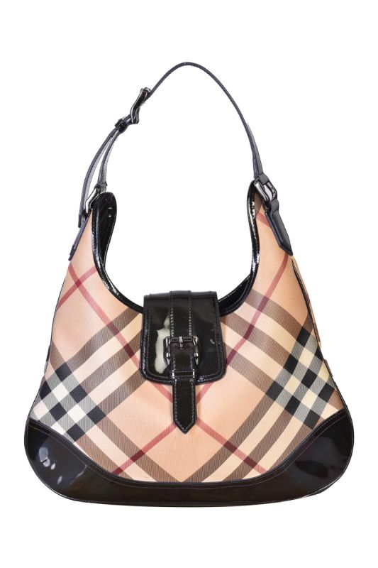 BURBERRY NOVA CHECK BROOKE HOBO BAG