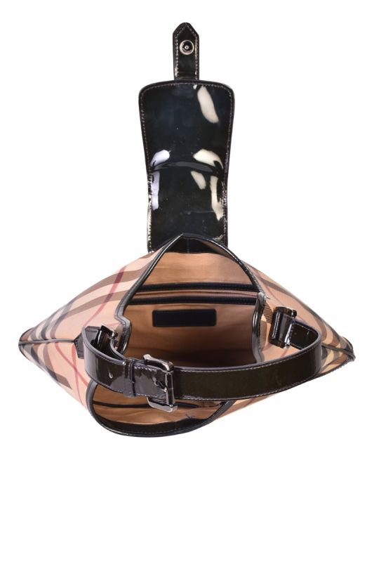 BURBERRY NOVA CHECK BROOKE HOBO BAG
