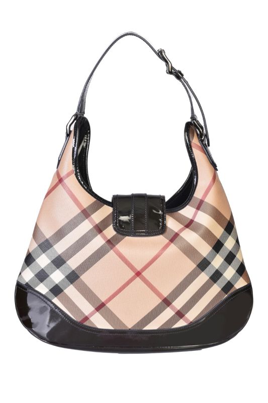 BURBERRY NOVA CHECK BROOKE HOBO BAG