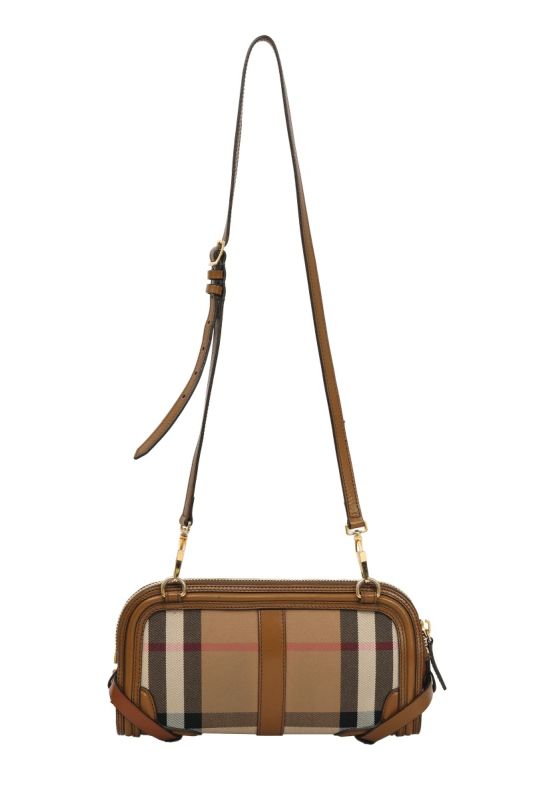 Burberry Nova Check Fox Head Sling Bag