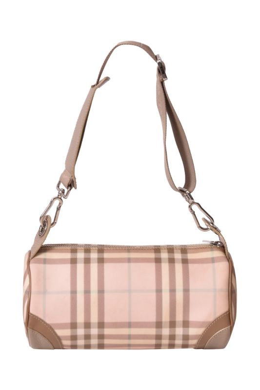 Burberry Nova Check Lola Barrel Bag